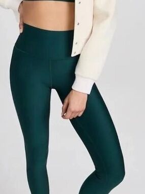 Alo High Waist 7/8 Leggings Midnight Green